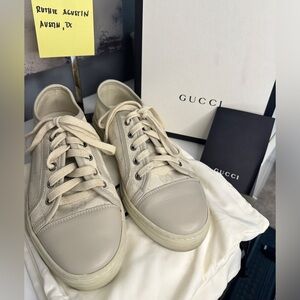Gucci Beige and Cream Women's Sneakers